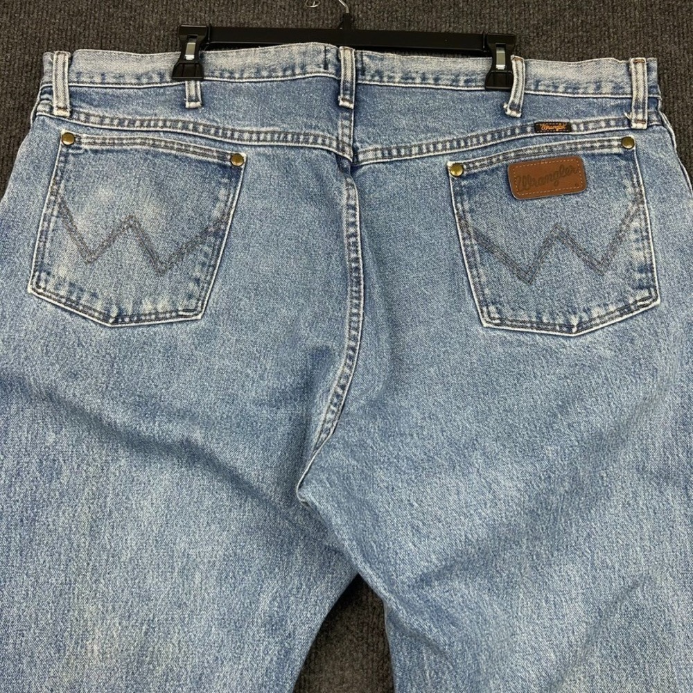 Wrangler‎ Cowboy Cut Jeans 42x30 Stonewash Pants Western Straight Leg - Picture 5 of 16